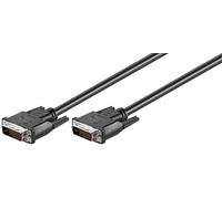 [93573] Goobay Câble Full HD DVI-D Dual-Link (24+1 pin) Mâle - Mâle 1,8 m Noir