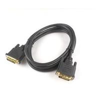 S/CONN Câble DVI-D 2m Noir - Connecteur DVI-D Mâle/Mâle, Dual-Link, Contacts Or, AWG30, Cuivre, Plug and Play