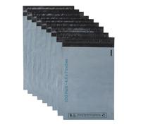 DVIVA Lot de 100 sacs postaux gris 114 x 180 mm, imperméables et indéchirables, autocollants, parfaits pour la livraison, l'expédition et les colis