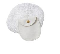 DVMSIEF Boite a Bijoux Voyage Lot de 10 pochettes rangement en velours doux for bijoux, for bagues, boucles d'oreilles, colliers, Halloween, Noël, mariage(Cream)