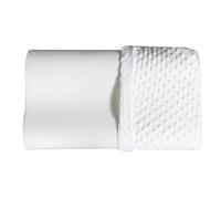 DVMSIEF Oreiller Ergonomique Oreiller de lit en Mousse à mémoire Forme avec taie d'oreiller brodée