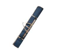 DVMSIEF Sac De Peche 150cm Portable Fishing Rod Bag Single Layer Foldable Roll Up Umbrella Design Case for Reel Line Lure Tackle Storage Accessories(Suede 120cm Blue)