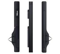 DVMSIEF Sac De Peche Fishing Bag Portable Folding Rod Reel Pole Gear Tackle Tool Carry Case Carrier Travel(Black 1.9m)