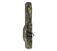 DVMSIEF Sac De Peche Sac de pêche en mer Pliable à Double Couche 1.3m/1.5m, Grand Ventre, kit d'outils Stockage Plein air, Sac Canne épaule(1.3 Meters Green)