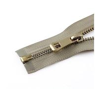 dvnFWKc 1 Fermeture éclair 55/65/75 cm for vêtements, Manteaux, Accessoires de Couture, Fournitures Lourdes (5#)(Beige,55CM)