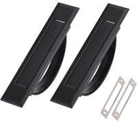 dvnFWKc Cabinet tire, Poignée cachée, 2 poignées encastrées, doigt de porte de tiroir caché enfichable avec vis
