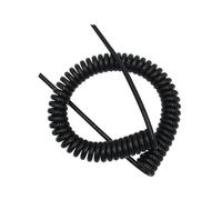 dvnFWKc Fil De Ligne Commande En Spirale À 3 Noyaux 0, Mm 22AWG | Tension de gaine de cordon d'alimentation enroulé de câble à ressort(Stretch 14 meter)