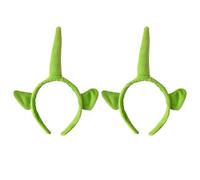 DVOFU Lot de 2 bandeaux de télétubbies verts - Jolis bandeaux de dessin animé - Pour déguisement d'Halloween et cosplay