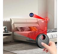 DVONE Détecteur de Caméra Cachée, Mini Détecteur D'induction Intelligent avec 4 Perles de Lampe Infrarouge, Puce de capteur AI et Distance de Détection de 10 m, pour Hôtels et Salles de Bains