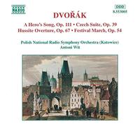 Dvorak, A. – Suite tchèque op.39 – Ouverture 'Hussite' – Chant héroïque – CD – NAXOS