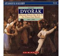 Slavonic Dances Op. 46 & 72 For Piano Four Hands De Antonin Dvorak