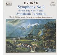 Dvorak, a. – Symphonie n°9 « Nouveau Monde » / Variations symphoniques – NAXOS