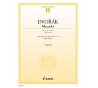 Dvorak Anton Mazurka Opus 56/3 Sib Majeur - Piano