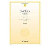 Dvorak Anton Mazurka Opus 56/6 Si Mineur - Piano