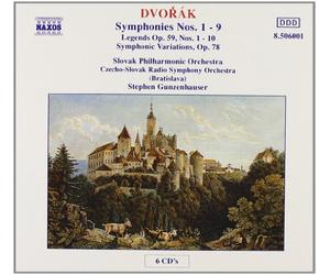 Dvorak : Les Symphonies, n° 1 à 9 / Légendes / Variations Symphoniques