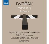 Dvorak : Messe en Re majeur, Te Deum CD