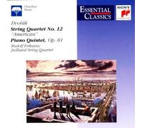 Dvorak : Quatuor à cordes n° 12, Op. Américain"- Quintette pour piano, Op. 81