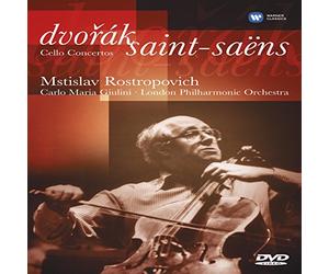 Dvorak - Saint-Saëns : Concertos pour violoncelle / Rostropovitch, Giulini