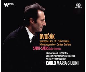 Dvorak: Symphonies 7-9, Cello Concerto/Saint-Saëns: Cello Concerto (4