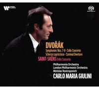 Dvorak: Symphonies 7-9, Cello Concerto/Saint-Saëns: Cello Concerto (4 Hybrid Sacd)