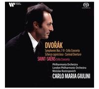Dvorak: Symphonies 7-9, Cello Concerto/Saint-Saëns: Cello Concerto (4 Hybrid Sacd)