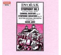 Dvorak: Symphony No. 3: Carnival Overture; Symphonic Variations [CD] NEUF