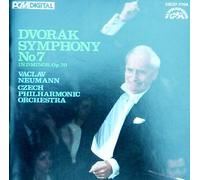 DVORAK: SYMPHONY NO. 7 - VACLAV NEUMANN, CZECH PHILHARMONIC ORCHESTRA - SUPRAPHON 1982 / FIRST EDITION