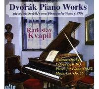 Radoslav Kvapil – Dvorak : Œuvres pour piano – CD