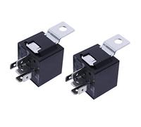 DVPARTS Lot de 2 relais 12 V 40 A 601053 026237 compatibles avec les tondeuses Hustler Super Z Super Mini Z ZR7 X-One Z4 Sport Super Fastrak Raptor Mini Fastrak