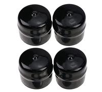 DVPARTS Lot de 4 enjoliveurs en caoutchouc pour essieu de roue Husqvarna, Weed Eater, Poulan, Sears, Crafstman, Ryobi et Roper, tracteur de gazon et souffleuse à neige 532175039, 104757X, 104757X428