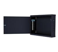 DVR CCTV Armoire Murale 2U 19 Pouces 120 mm | Baie Informatique en Acier | Bureau Informatique, NVR, Boîtier pour Caméra de Vidéosurveillance, Dimensions compactes, Réglable, Noir