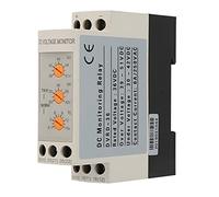 DVRD Overvoltage Undervoltage Relay DC 24V Real Time Monitoring Values for DC Motor Battery UPS Power Supply and Industrial Control Systems (DC36V)