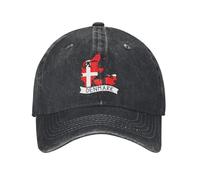 DVRSCVHEN Carte du Drapeau du Danemark Casquette de Baseball décontractée Casquette de Camionneur de Printemps Course Hippie Casquettes Hippies Femmes Hommes Bonnets de Baseball Cool y2k