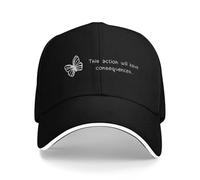 DVRSCVHEN La Vie est étrange Jeu Casquette de Baseball Randonnée Pêche Routier Chapeau Femme Masculine Style de Rue imprimé Casquettes de Baseball