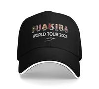 DVRSCVHEN Unisex Shakira Albums Las Mujeres Ya no lloran Casquettes de Baseball Cool Tour 2025 Chapeau de Camionneur Couvre-Chef de Golf Ajustable
