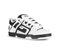 DVS Comanche Chaussures De Skate - Cuir Blanc/Noir/Blanc