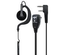 DVSDVCS-Micro-Casque Câbles spiralés Kenwood 2 Broches Radios bidirectionnelles Compatible TI-F8 + Midland G10 G11V CT890 BaoFeng UV-82 UV5RA Softair Security Watch
