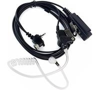 DVSDVCS-® - Oreillette et micro avec tube acoustique - PTT - 1 broche - Pour talkie walkie, radios Motorola MTH600, MTH650, MTH800, MTH850, MTP850, MTS850