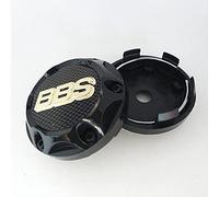 DVSWRB 4Pcs Voiture Alliage Cache Moyeux, pour BBS, Capuchons Centre Roue Enjoliveurs avec Logo Roue Jante Emblème Badge Décoration Accessoires, 68mm