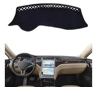 DVVRLHAM Convient pour Tesla S 2012-2020, housse de tableau de bord de voiture, tapis de tableau de bord, couverture de tableau de bord intérieur, fournitures de voiture
