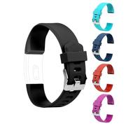 Dvvsav Lot de 5 bracelets de montre de rechange pour ID115plus HR, très ajustés pour traqueur d'activité professionnelle, multicolore Veryfitpro (Noir, rouge, vert, violet, bleu)