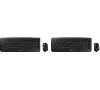 DW 5100, Ensemble Clavier et Souris Sans Fil, Disposition Française (AZERTY), Radio 2,4 GHz, Plug & Play, Souris Ergonomique pour Droitiers, Piles, Noir