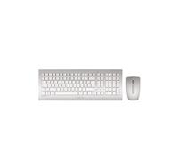 DW 8000 - Ensemble clavier et souris - sans fil - RF, 2.4 GHz - Français - blanc, argent