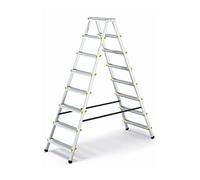 DWA Escabeau Double Pliable en Aluminium 8 marches