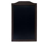 DWA - Panneau en Ardoise Tableau Cadre en Bois pour Menu, Signalisation Type Vertical pour Trottoir Pub Restaurant