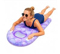 Dwafill Planche de surf gonflable, planche de surf gonflable, matelas à eau, pour parc aquatique, piscine, vacances à la plage (1, poissons, L)