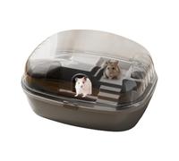 Dwarf Hamster Cage - Habitat Amusement Et Interactif Maison Transparente, Habitat Spacieux Mesure 13,98 X 10,83 X 7,87 Pouces, Idéal Pour Le Confort Et La Visibilité Du Hamster