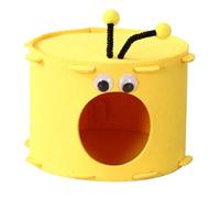 Dwarf Hamster Shelter, Castro Nest Bet Pour Creuser Trous, Maison Caché Hidden, Abeille Design Sentant Un Lit Pour Animaux |