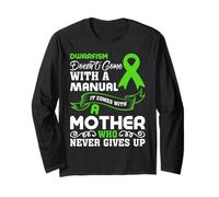 Dwarfism Mom Nwarfism Sensibilisation au nanisme Soutien au Fils Manche Longue