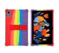 DWaybox Coque Antichoc pour Lenovo Idea Tab Plus 12.1 Pouces 2025 Modèle, Étui en Silicone Souple avec Renforts d'Épaisseur aux Coins, Support Multi-Angles et Anti-Chute -Multicolore